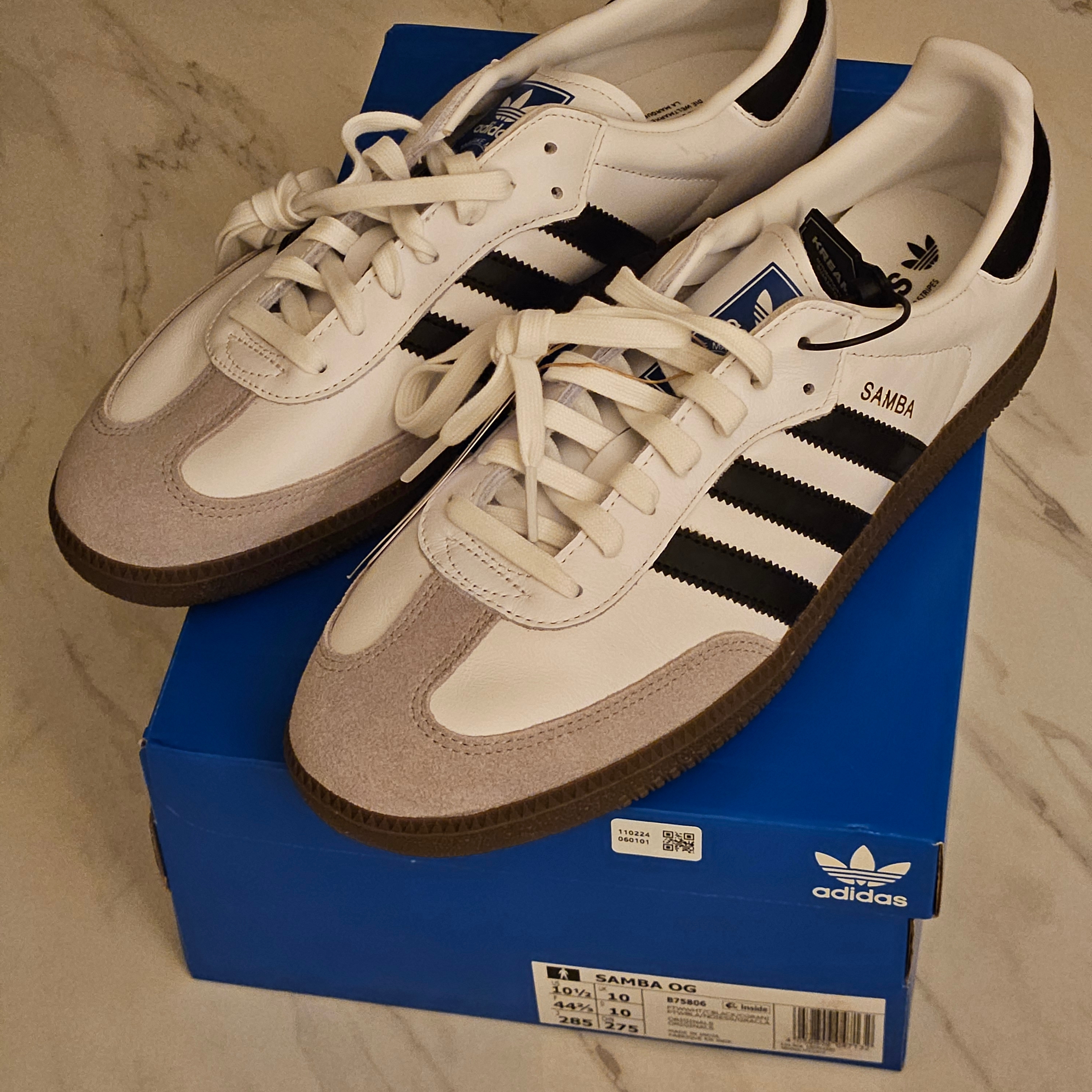 Adidas Samba OG Cloud White 착용 스타일 - 3