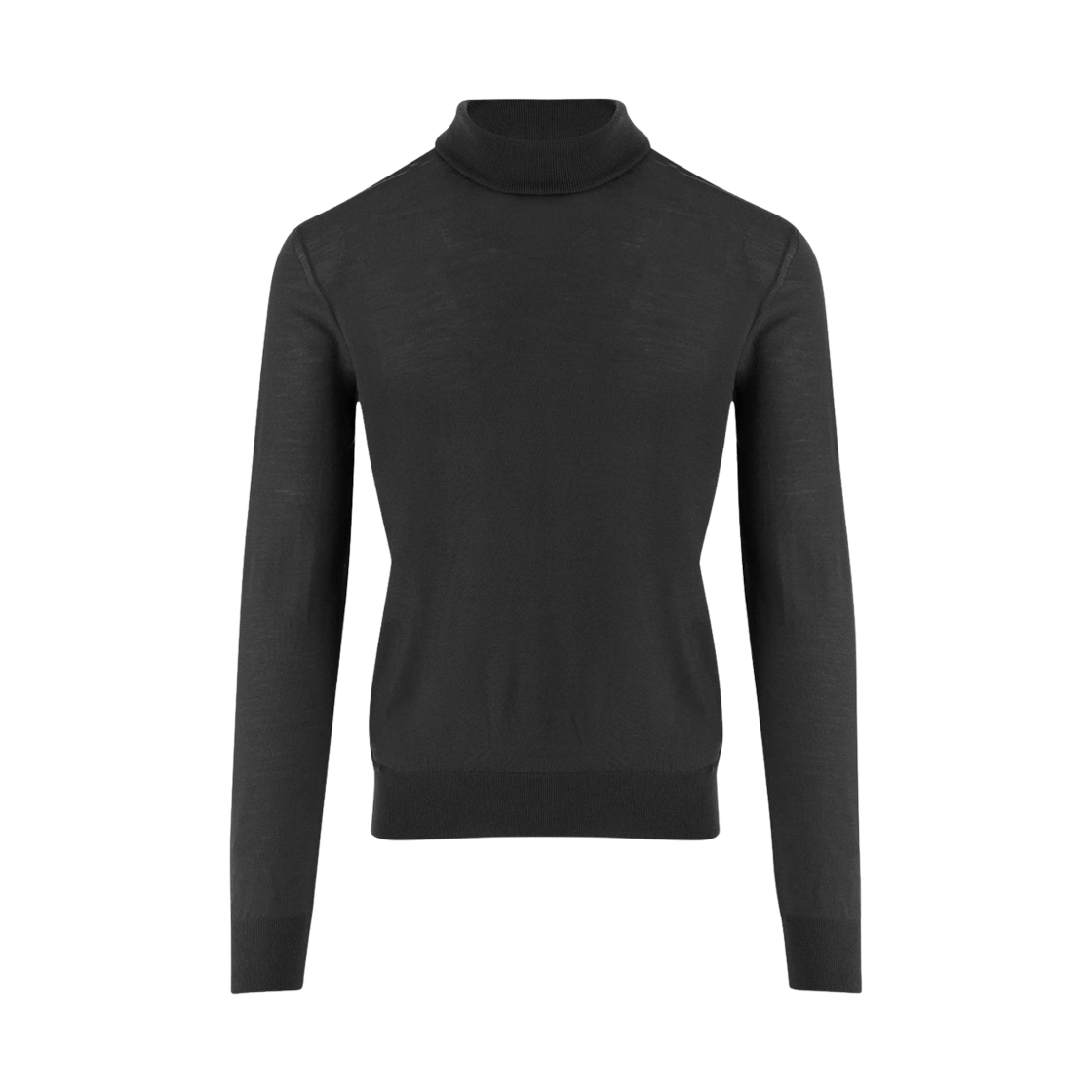 821739-Y76GM-1000 Saint Laurent Wool Turtleneck Sweater Black