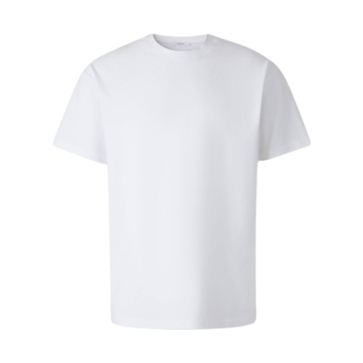 BM71NK3YRJ-100 Givenchy Stamp Print Cotton T-Shirt White