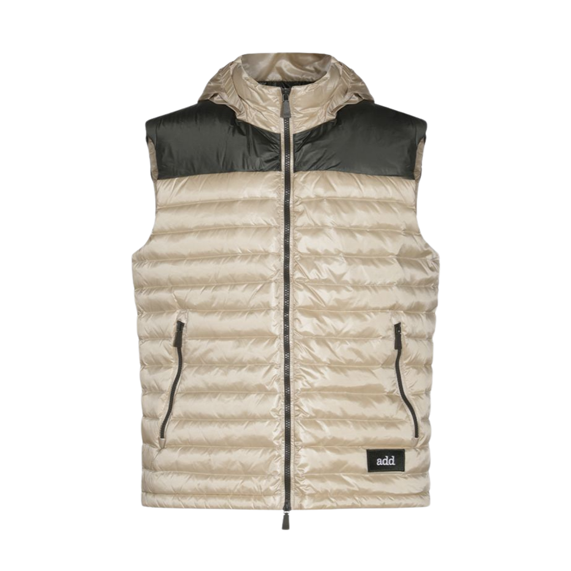 에드 패드 다운 베스트 베이지(Add Ped Down Vest Beige)