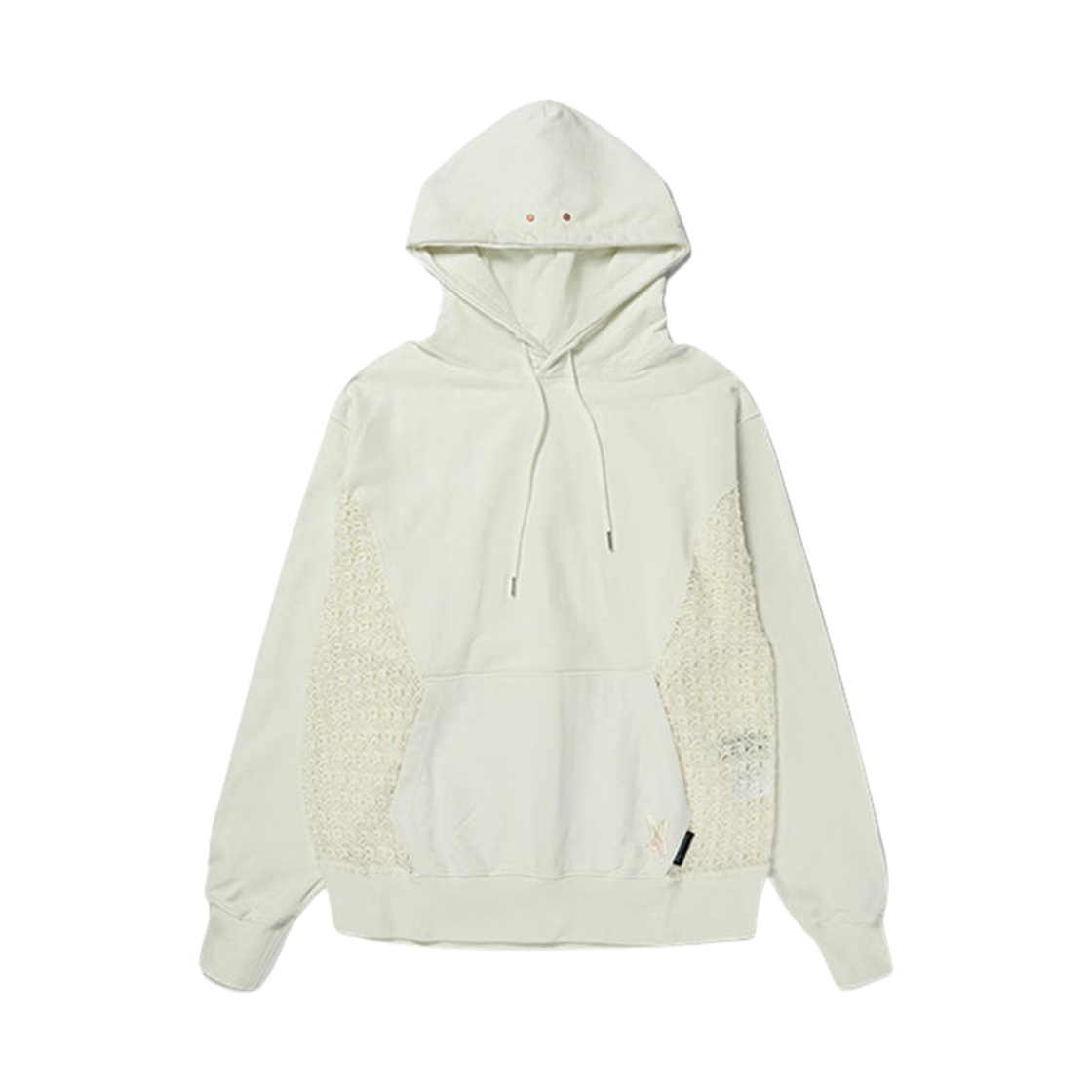 앤더슨벨 메쉬 패널 콘트라스트 후드 아이보리(Andersson Bell Mesh Panel Contrast Hoodie Ivory)