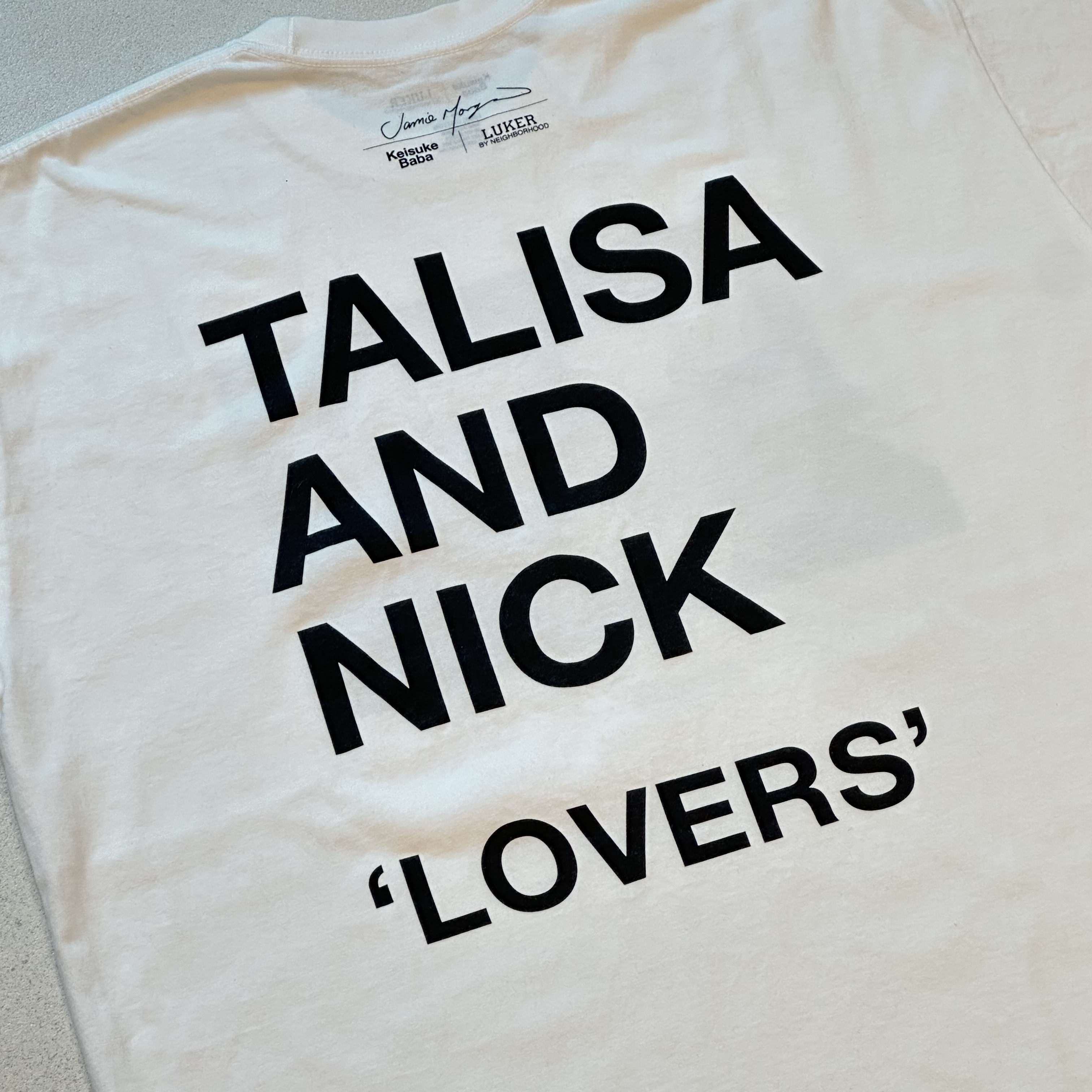 Neighborhood BF S/S T-Shirt White 착용 스타일 - 4