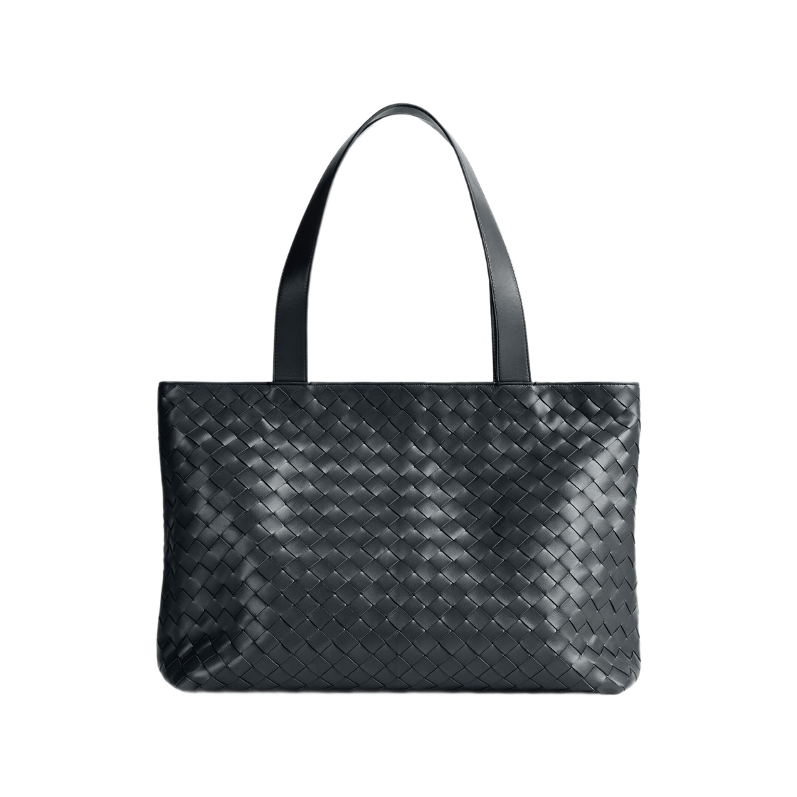 795628V2HL12077 Bottega Veneta Small Intrecciato Zipped Tote Ardoise