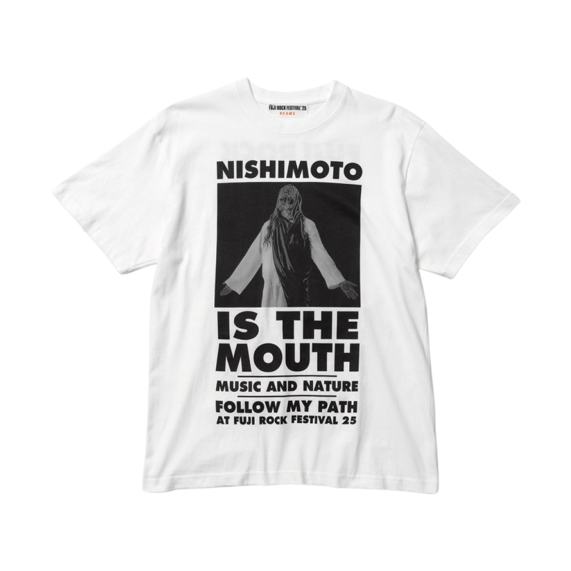- Beams x Fuji Rock Festival Official Nature T-Shirt White