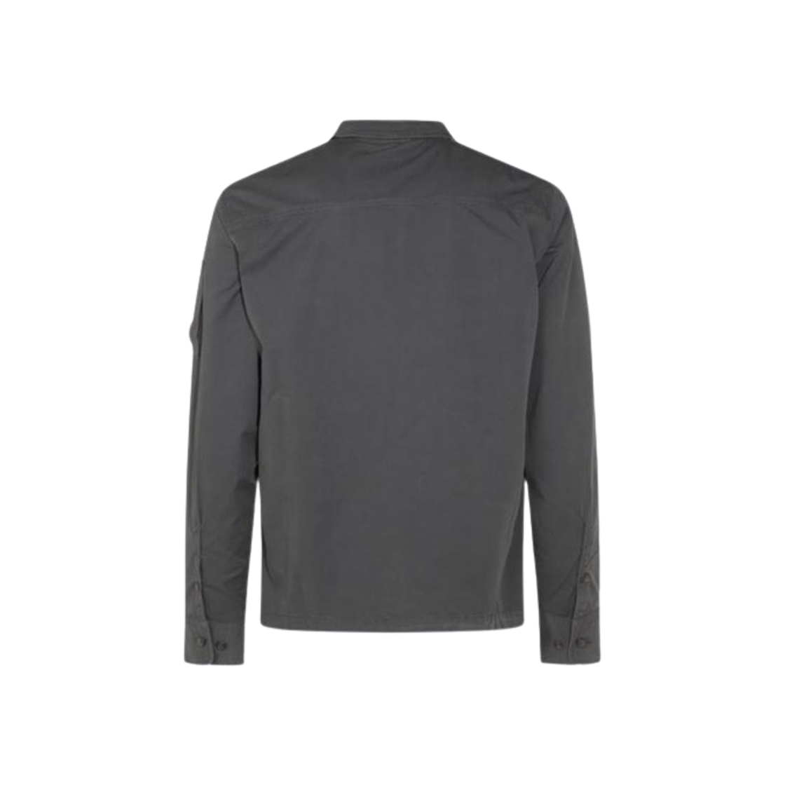 C.P. 컴퍼니 오가닉 개버딘 지퍼 오버셔츠 그레이 - 25FW(C.P. Company Organic Gabardine Zipped Overshirt Grey - 25FW) - 2