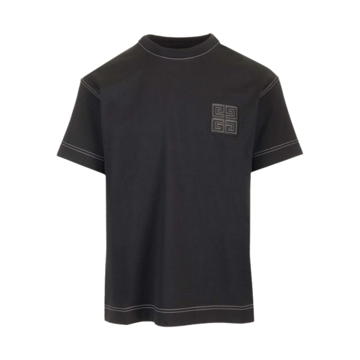 BM71MG3YPQ-004 Givenchy 4G Cotton T-Shirt Black