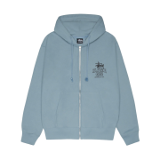 Stussy Cali Grown Zip Hoodie Slate