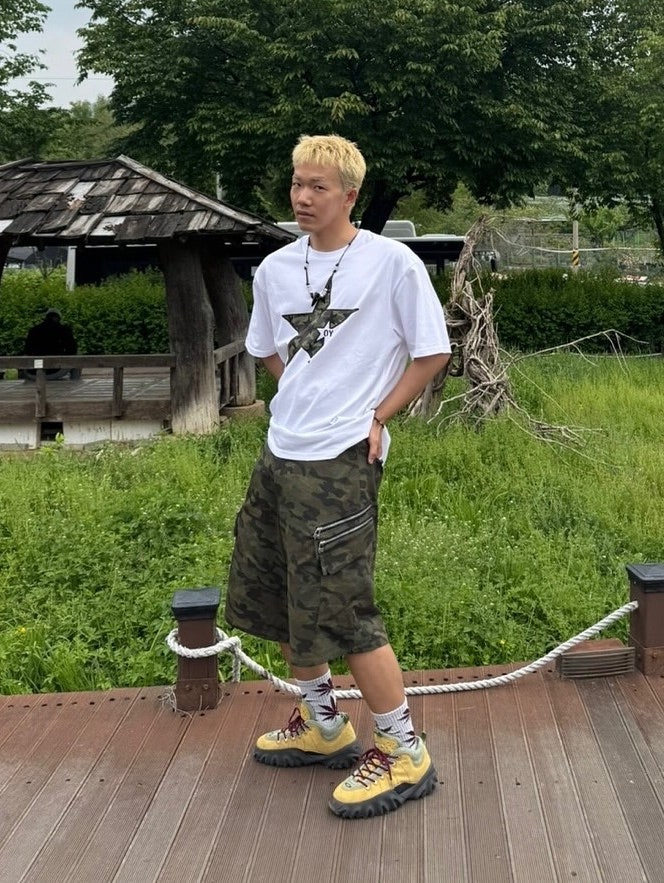★OY★CAMO STAR TEE - WHITE★正規品/韓国直送料込/人気 CAMO STAR TEE - WHITE - 감도 깊은 취향 셀렉트샵 29CM