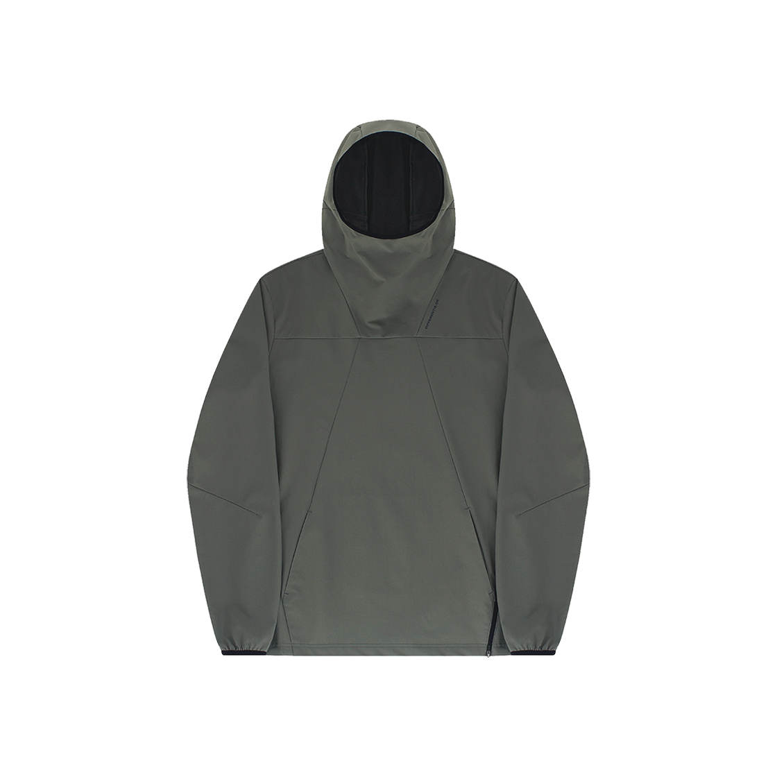 디프런티스 빌티드 후드 셔츠 카키(DIFFERENTIS Builted Hood Shirt Khaki)