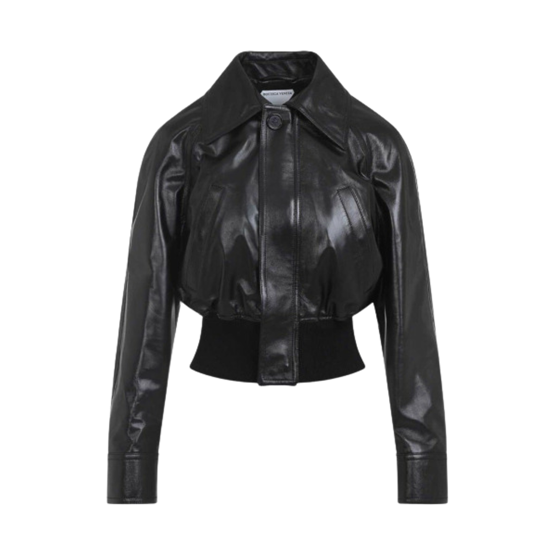 835298V5AC01000 (W) Bottega Veneta Light Leather Blouson Black