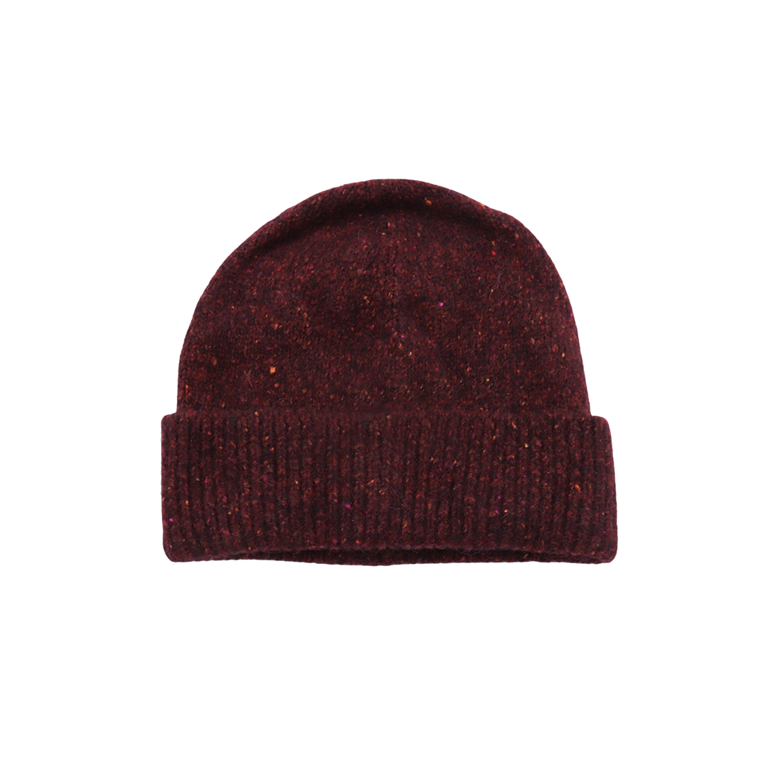 MOH90809-C3985 Brunello Cucinelli Alpaca Wool Silk and Cotton Knit Beanie Burgundy
