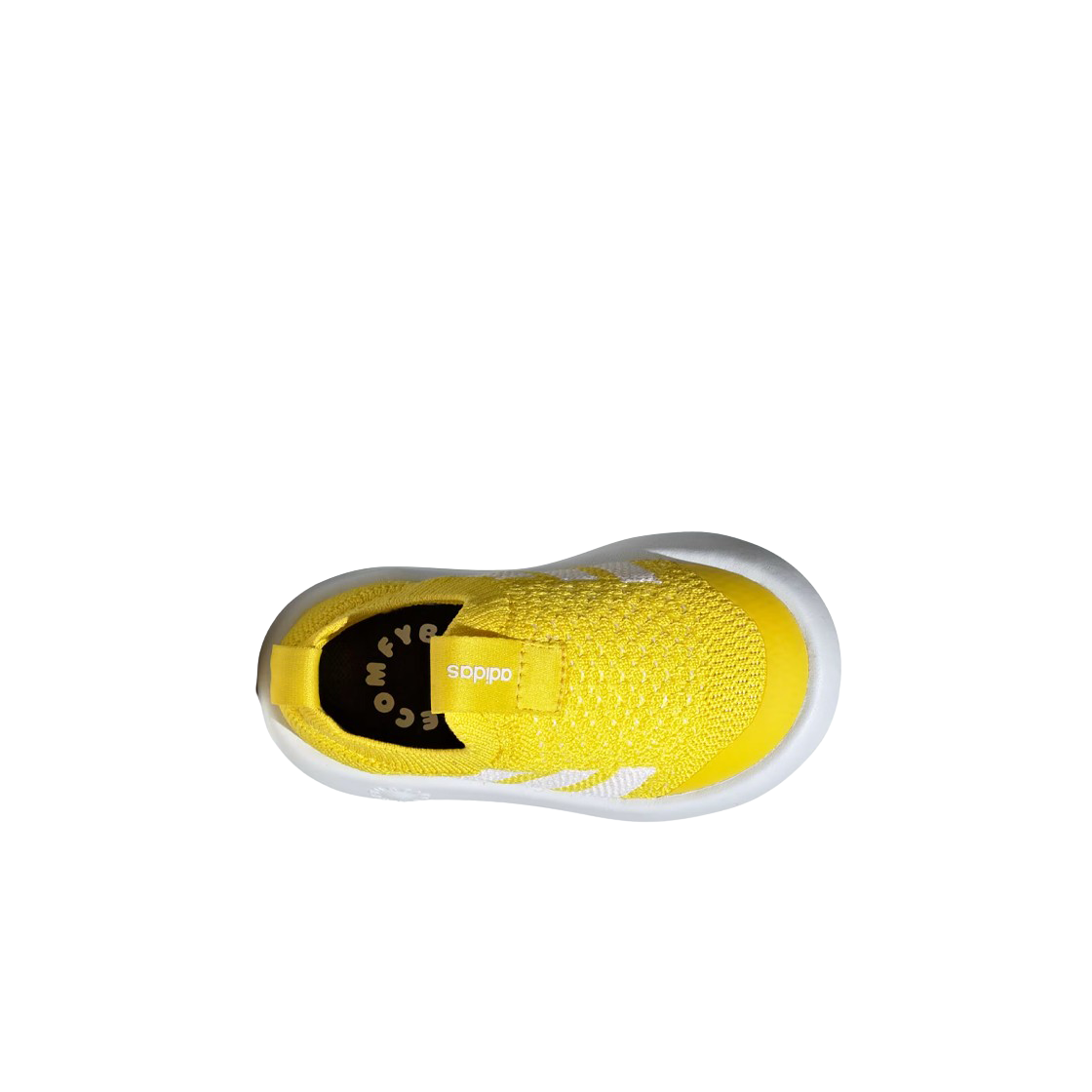 (인펀트) 아디다스 버블컴피 옐로우 클라우드 화이트((Infant) Adidas Bubblecomfy Yellow Cloud White) - 2