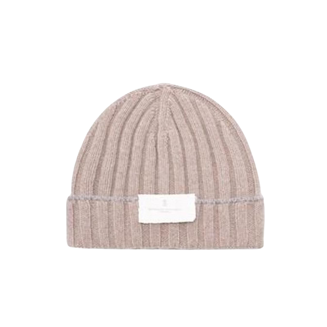 M2240900-CYN11 Brunello Cucinelli Cashmere Rib Knit Beanie Beige