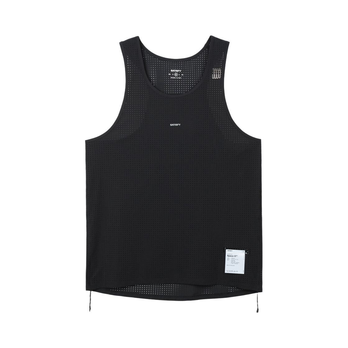새티스파이 Space-O 싱글렛 블랙(Satisfy Space-O Singlet Black)