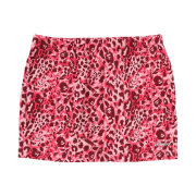 (W) BAPE Wild Leopard Pattern Sweat Skirt Pink