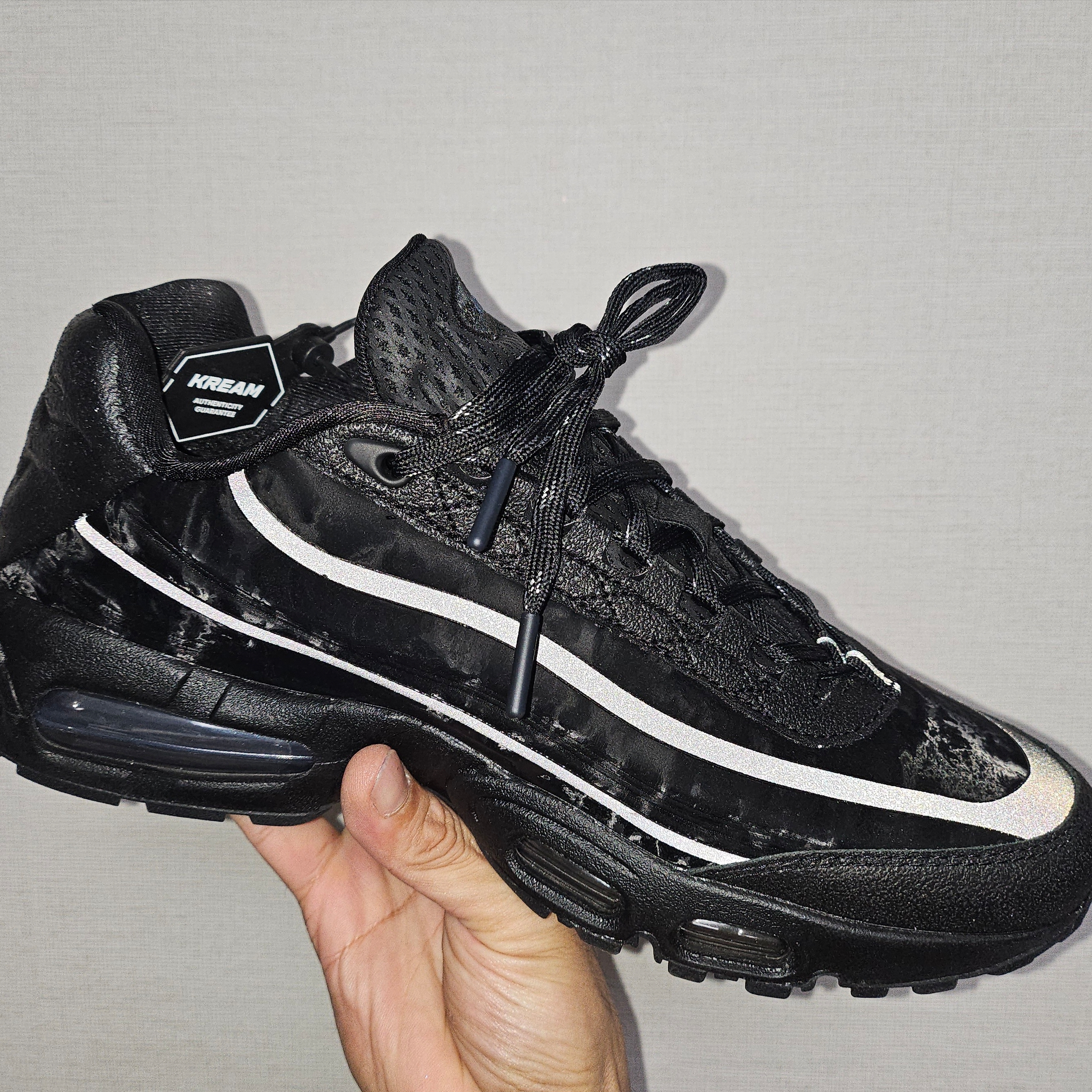 Nike x Worksout Air Max 95 Black Anthracite 착용 스타일 - 2