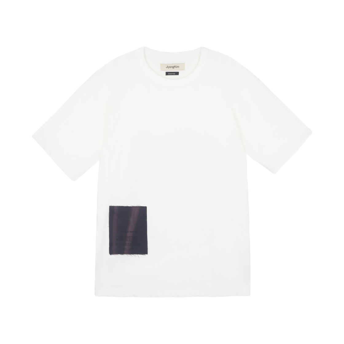 - Jiyong Kim Sun Bleached Patch T-Shirt White