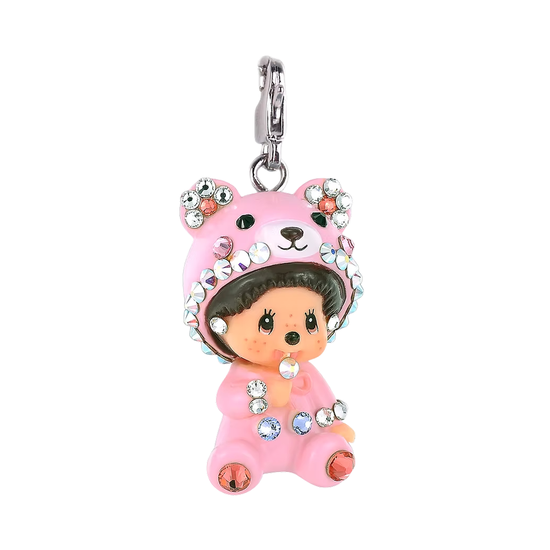 몬치치 곰 몬치치 참 핑크(Monchhichi Bear Monchhichi Charm Pink) - 1