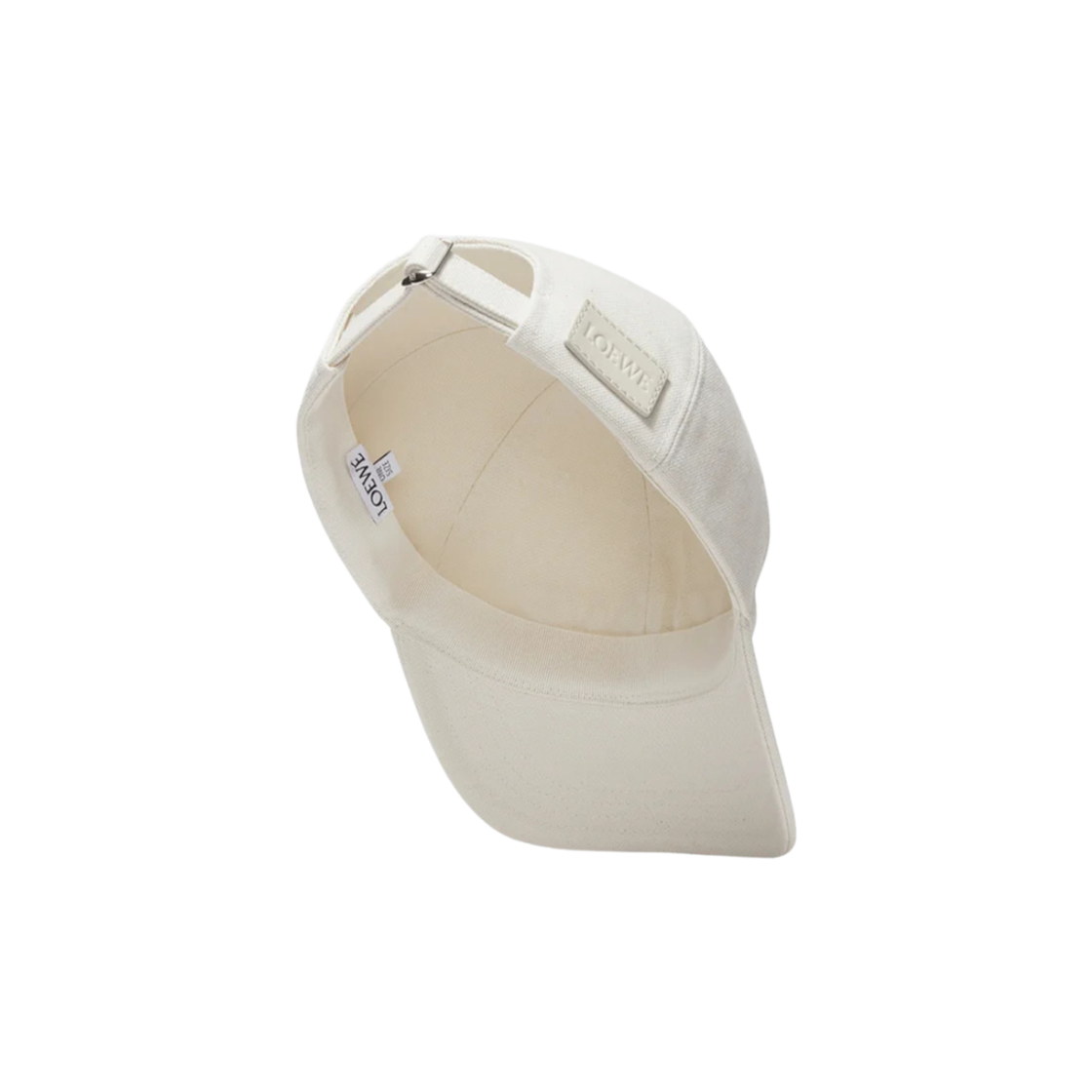 (W) 로에베 캔버스 캡 소프트 화이트((W) Loewe Cap in Canvas Soft White) - 2