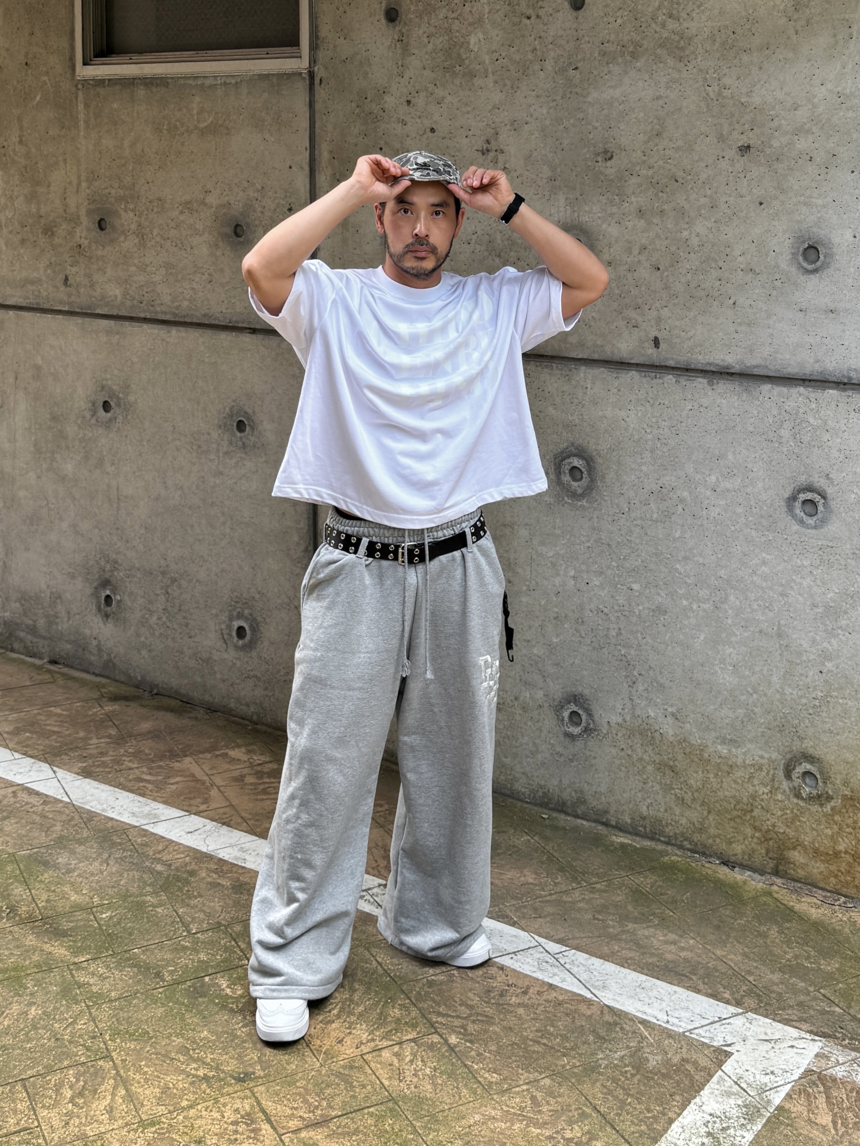 Nike x Peaceminusone Kwondo1 White 착용 스타일 - 2