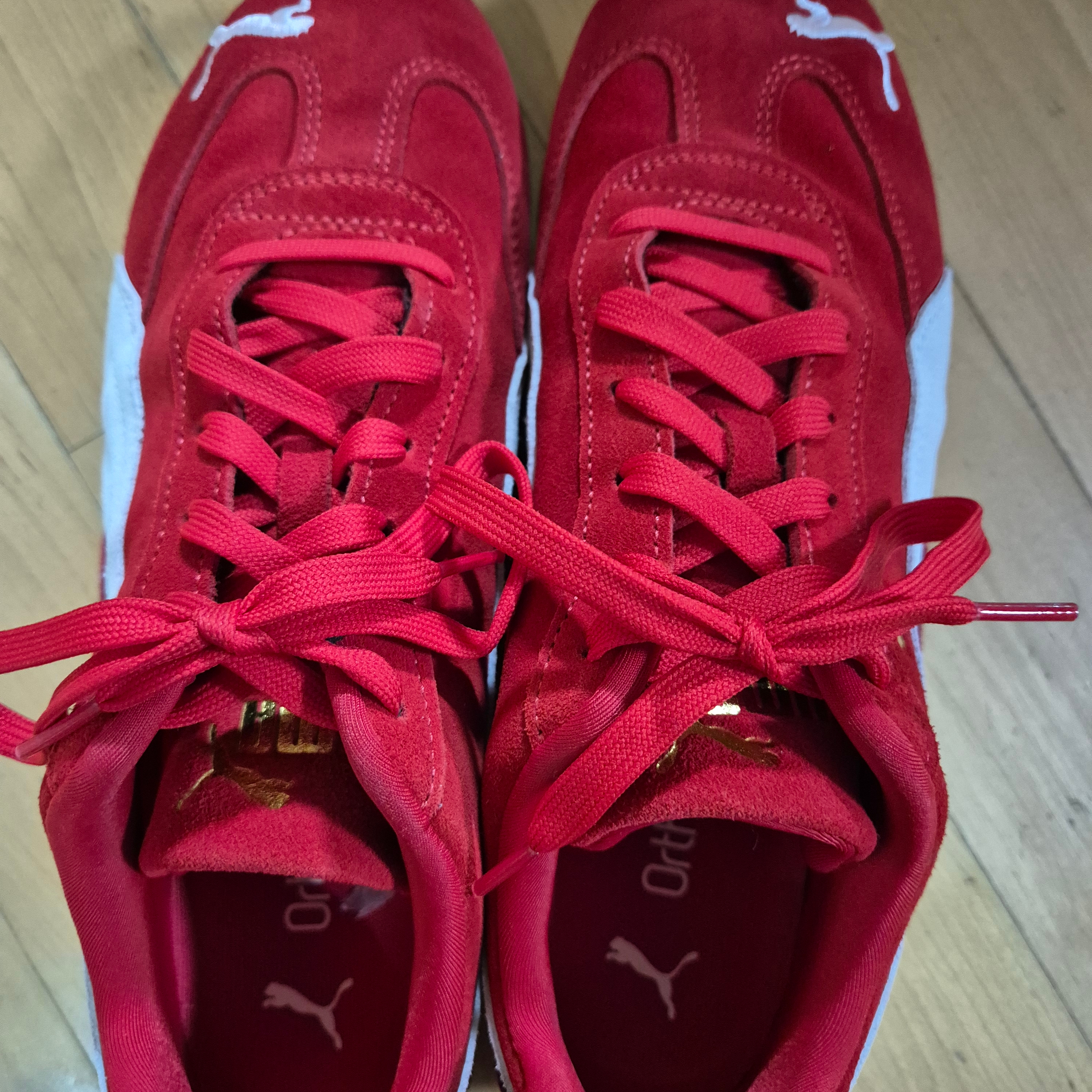Puma Speedcat OG Red White 착용 스타일