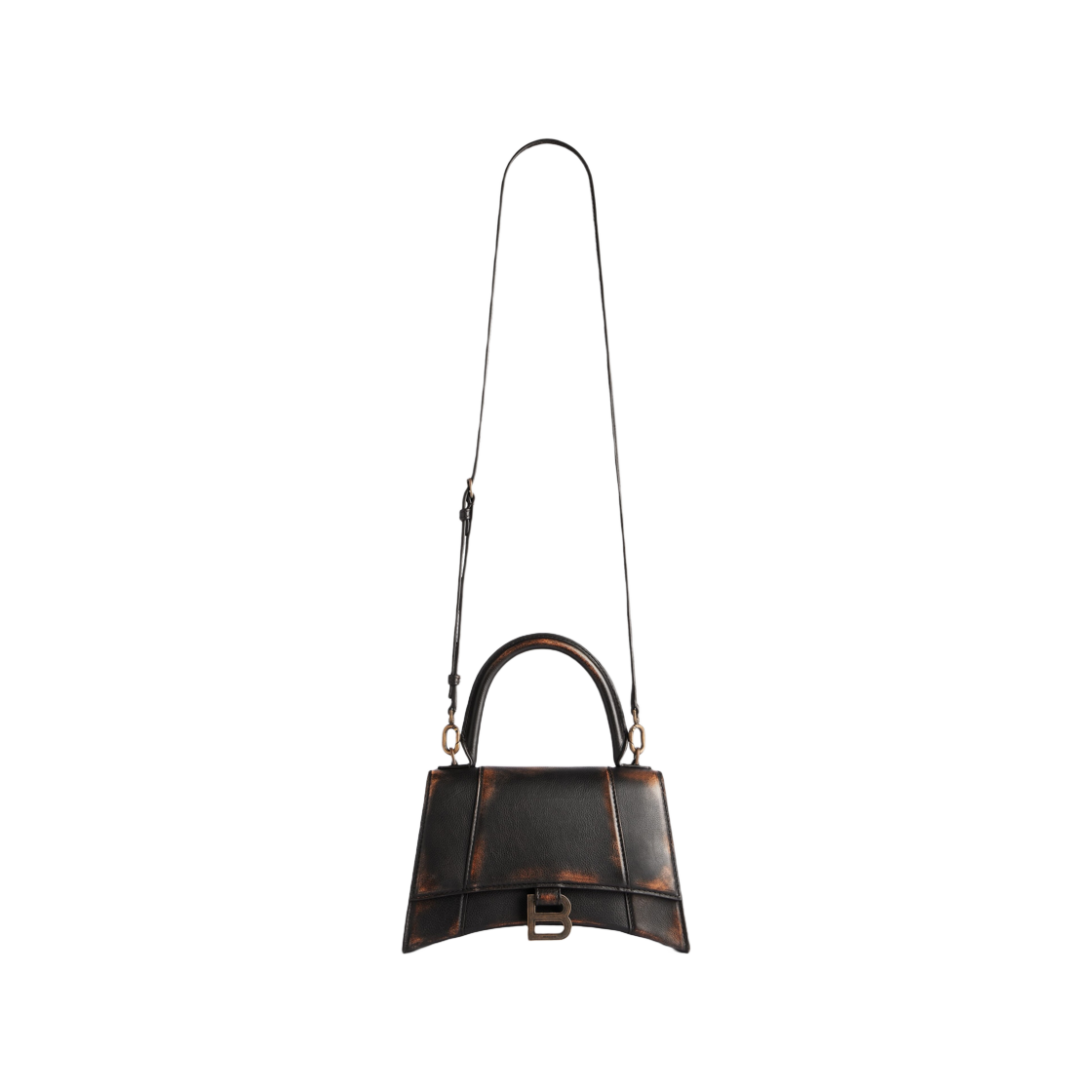 발렌시아가 아워글래스 핸드백 스몰 브라운(Balenciaga Hourglass Handbag Small Brown) - 3