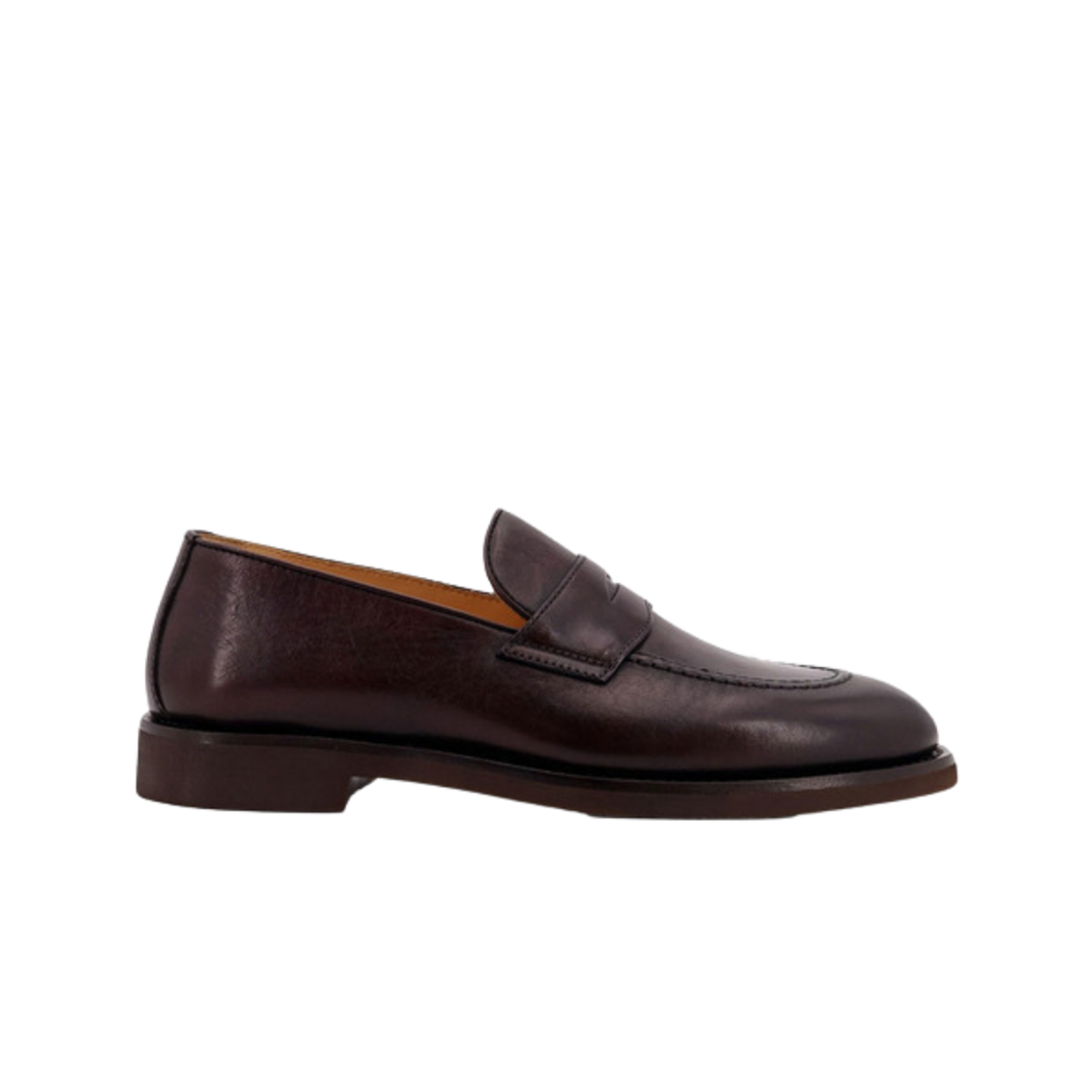 브루넬로 쿠치넬리 페니 로퍼 다크 앰버 스모크(Brunello Cucinelli Penny Loafer Dark Amber Smoke)