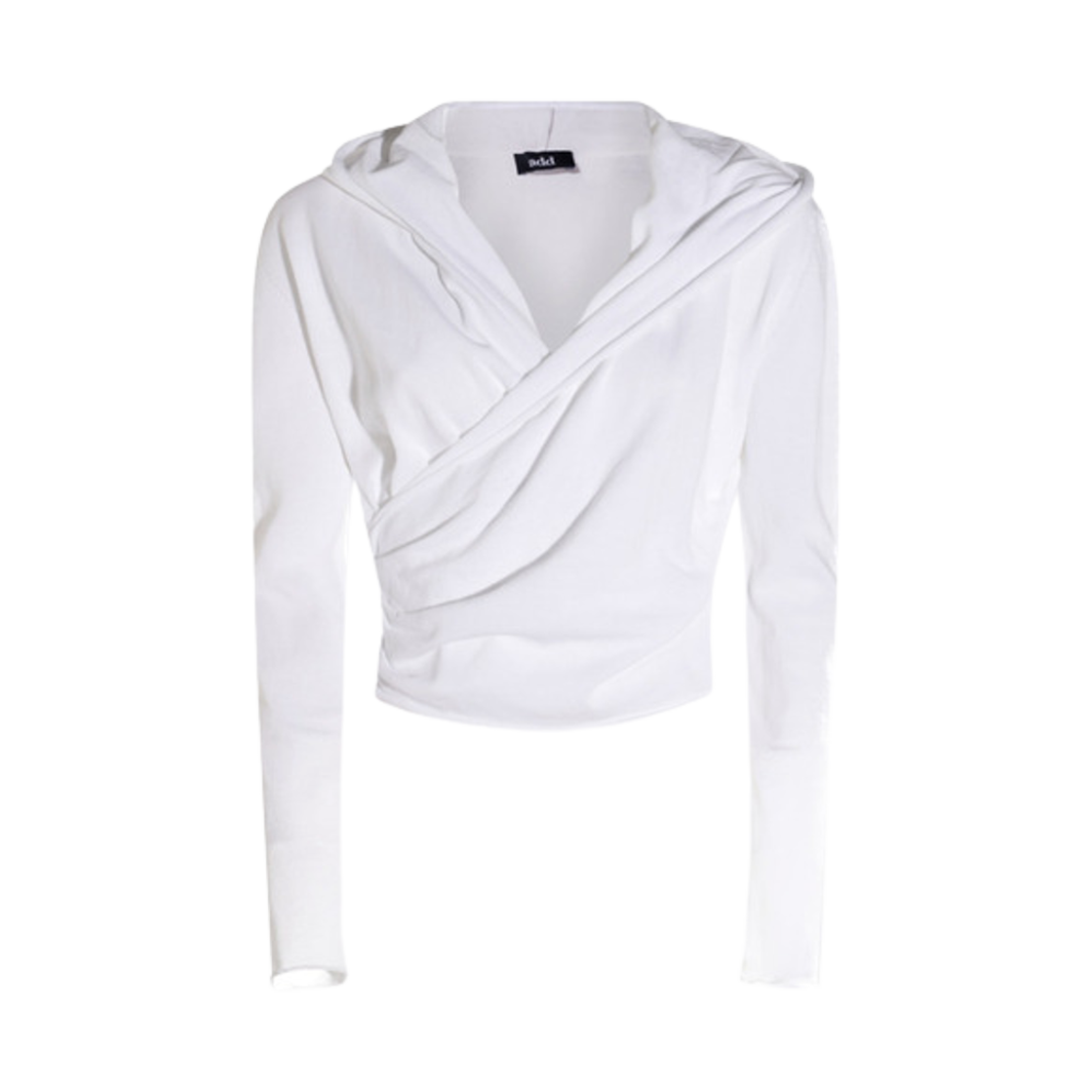 (W) 에드 코튼 라이트웨이트 디자인 티셔츠 화이트((W) Add Cotton Lightweight Design T-Shirt White)