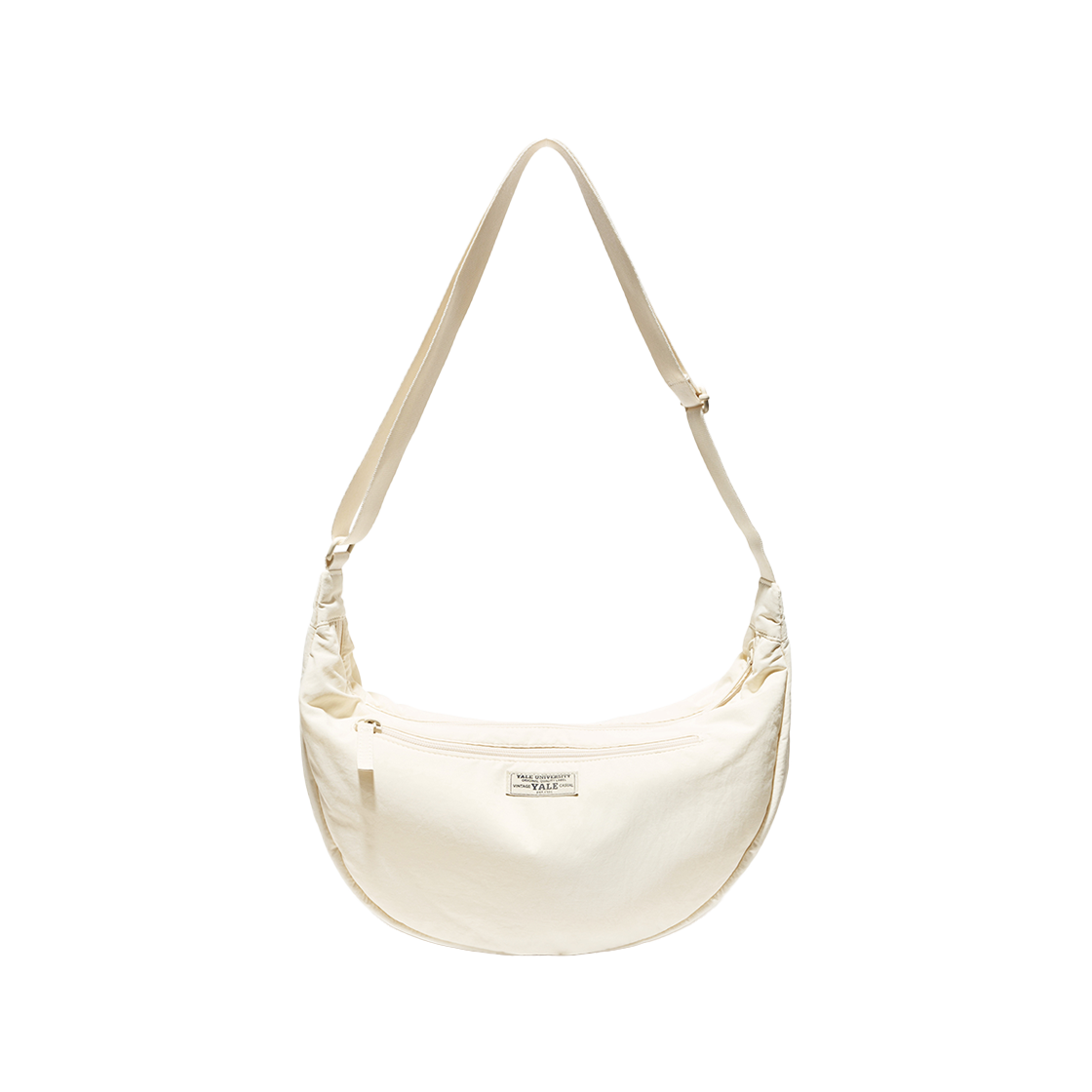 예일 라운드 숄더 미디엄 백_크림(Yale Round Shoulder Medium Bag_Cream)