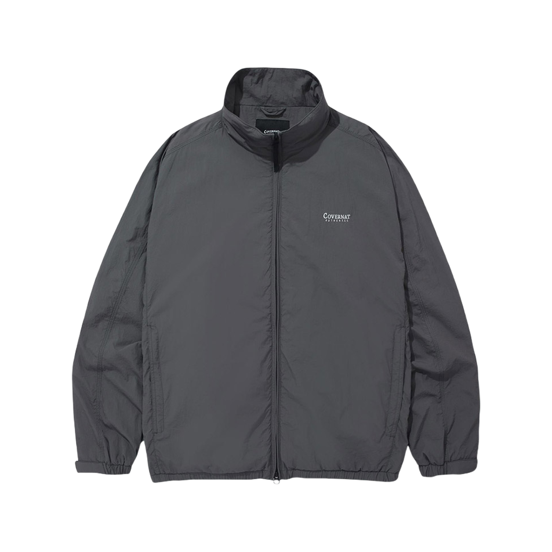 커버낫 컴피 나일론 트랙 자켓 차콜(Covernat Windbreaker Track Jacket Charcoal) - 1