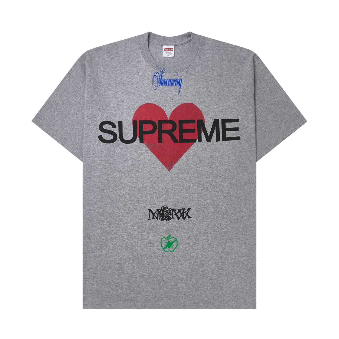 슈프림 어나운싱 티셔츠 헤더 그레이 - 25SS