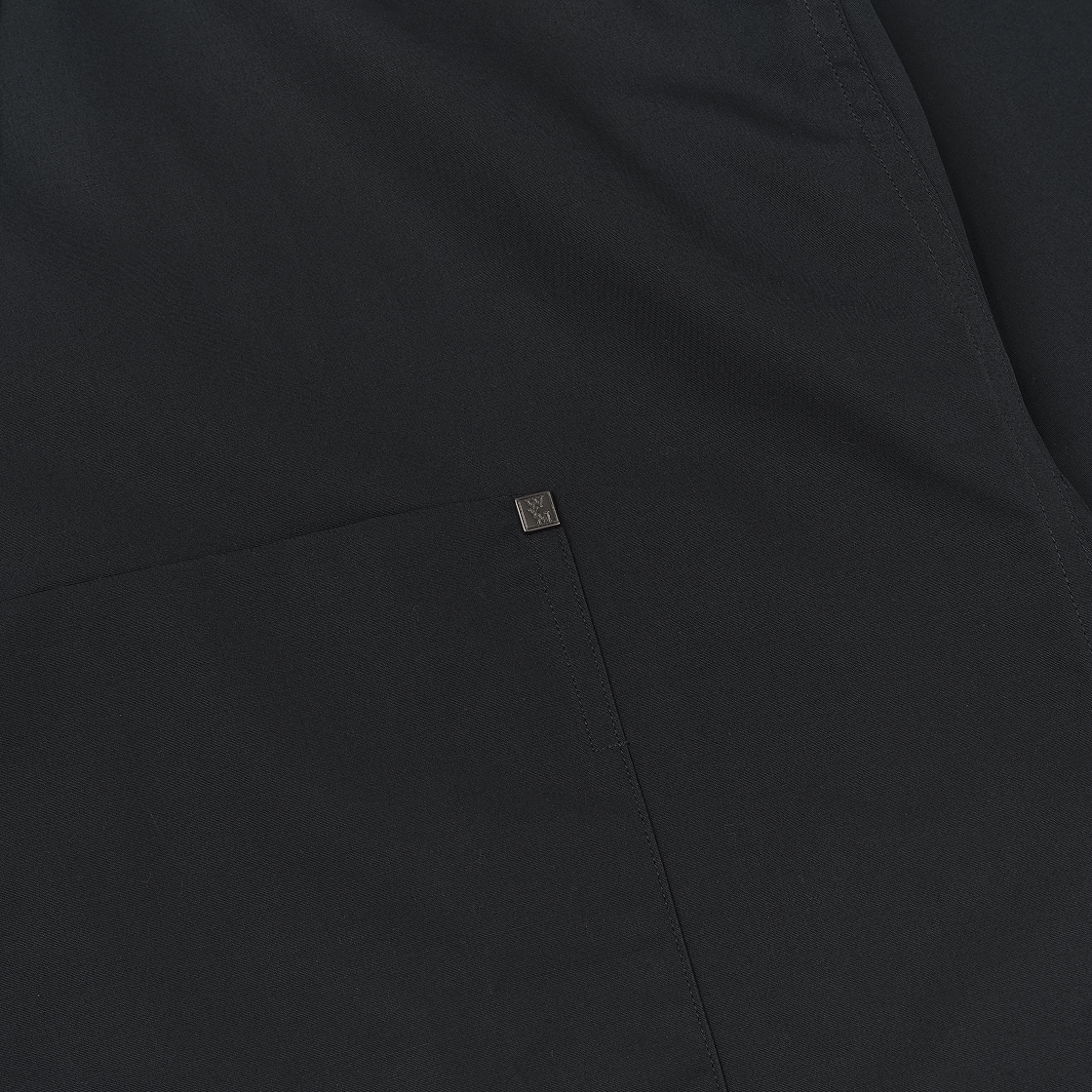 우영미 백로고 숏슬리브 셔츠 블랙 - 24SS(Wooyoungmi Back Logo Short Sleeve Shirt Black - 24SS) - 3