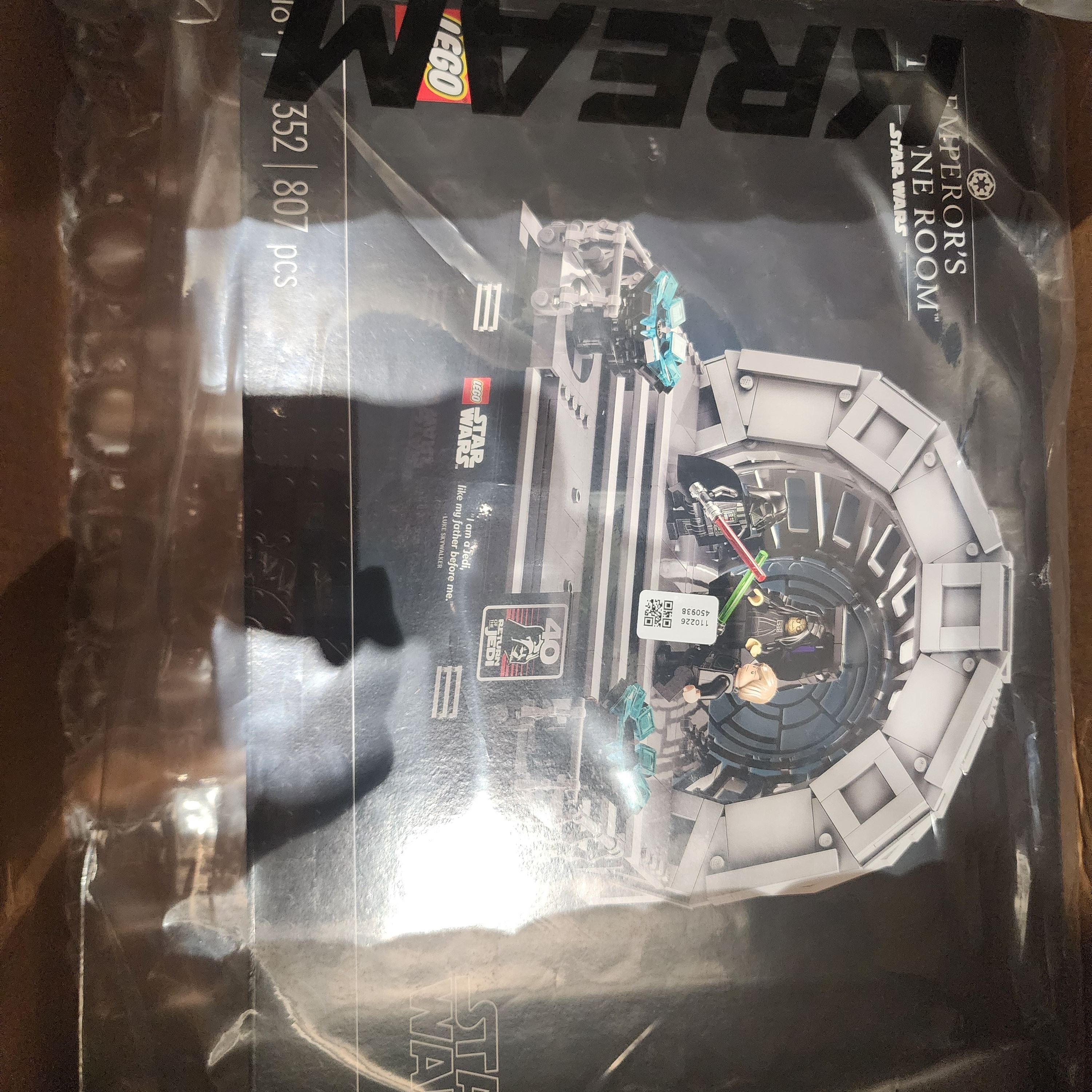 Lego Star Wars Emperor's Throne Room Diorama 착용 스타일