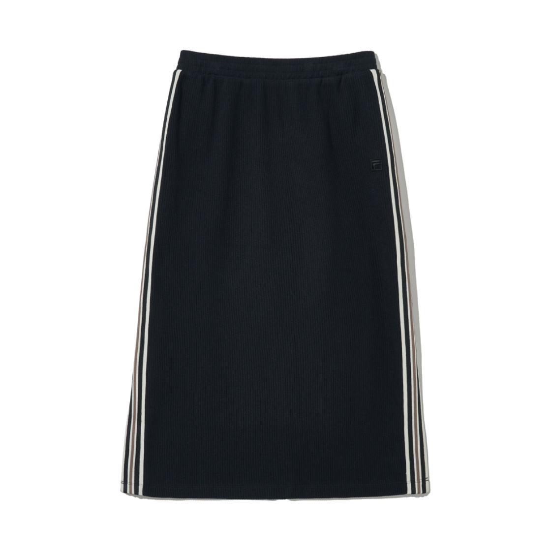 [6% 적립] 휠라 1911 니트 트랙 스커트 블랙