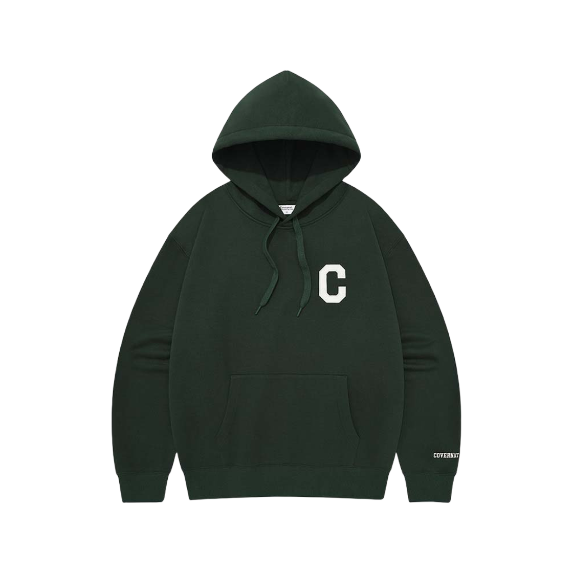 CO2401HD08BG Covernat C Logo Hoodie British Green