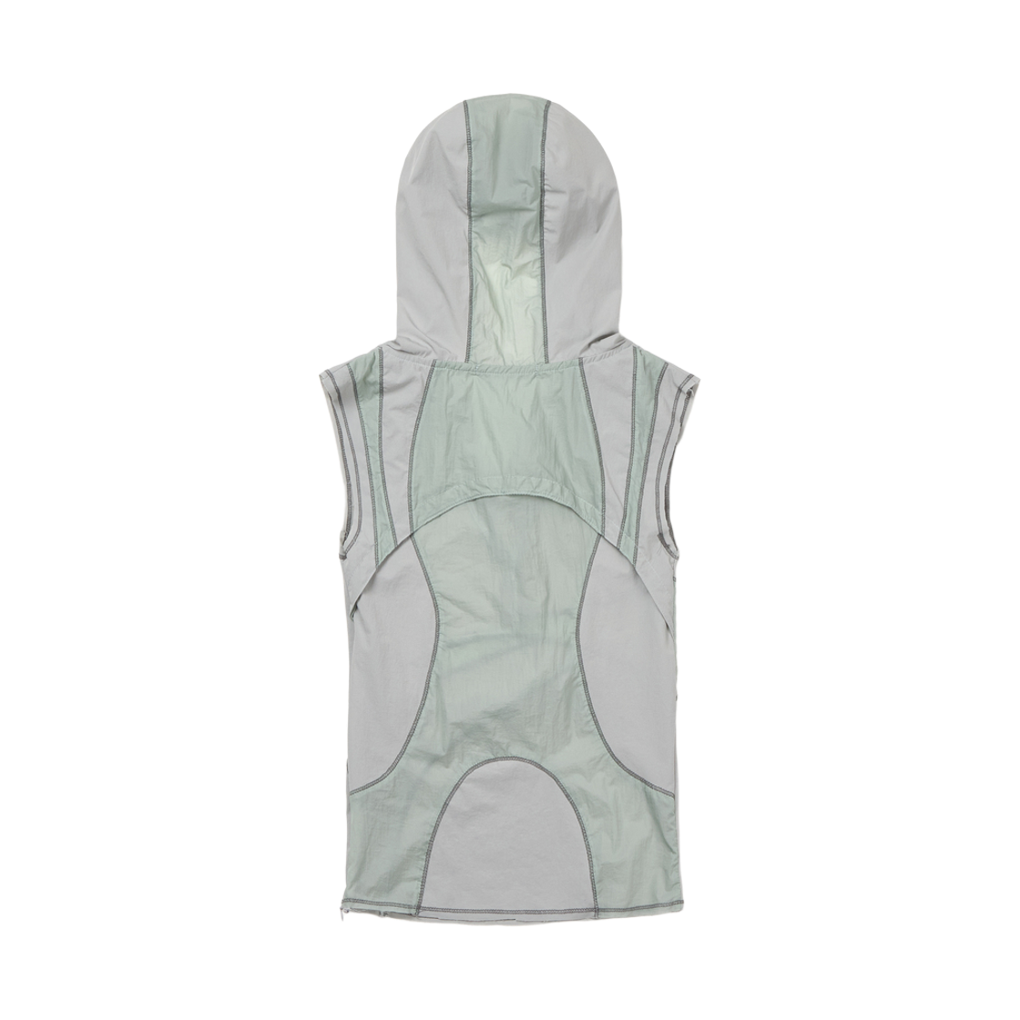미스테페넘 버전 2.5 후디 슬리브리스 라이트 그레이(MYSTEPHENM VOL. 2.5 Hoodie Sleeveless Light Grey) - 2