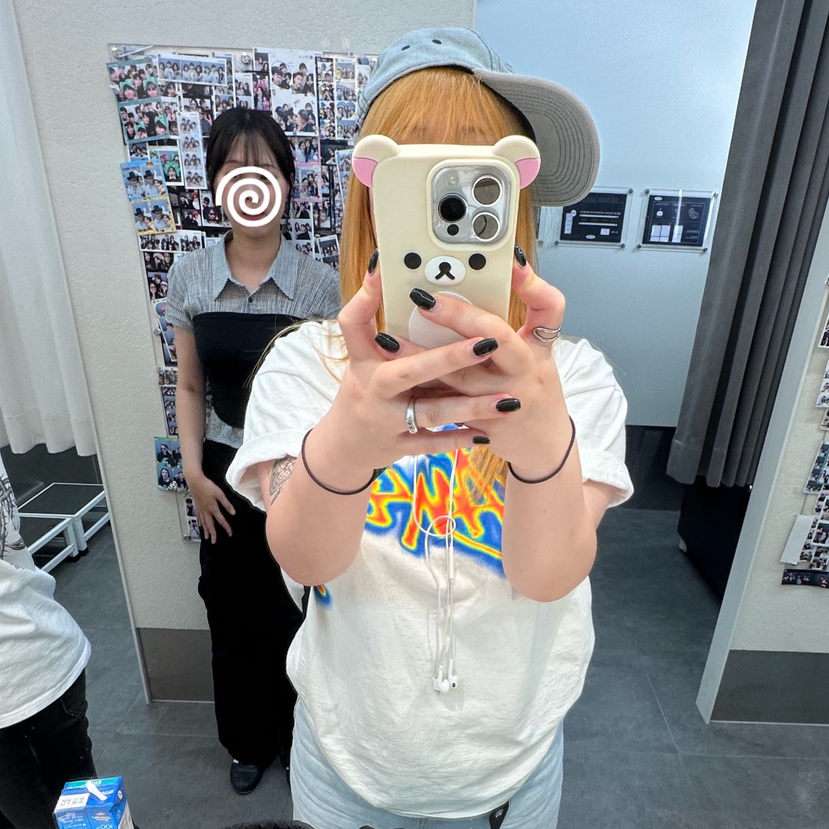 Stussy Thermal Stock T-Shirt White 착용 스타일