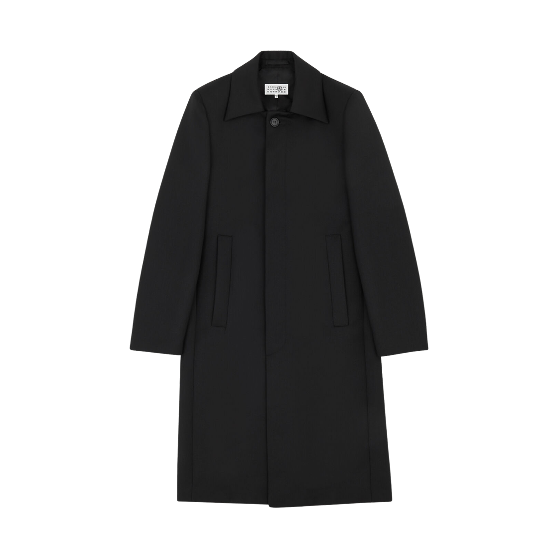 SH2AA0013M35612900 MM6 Maison Margiela Wool Coat Black
