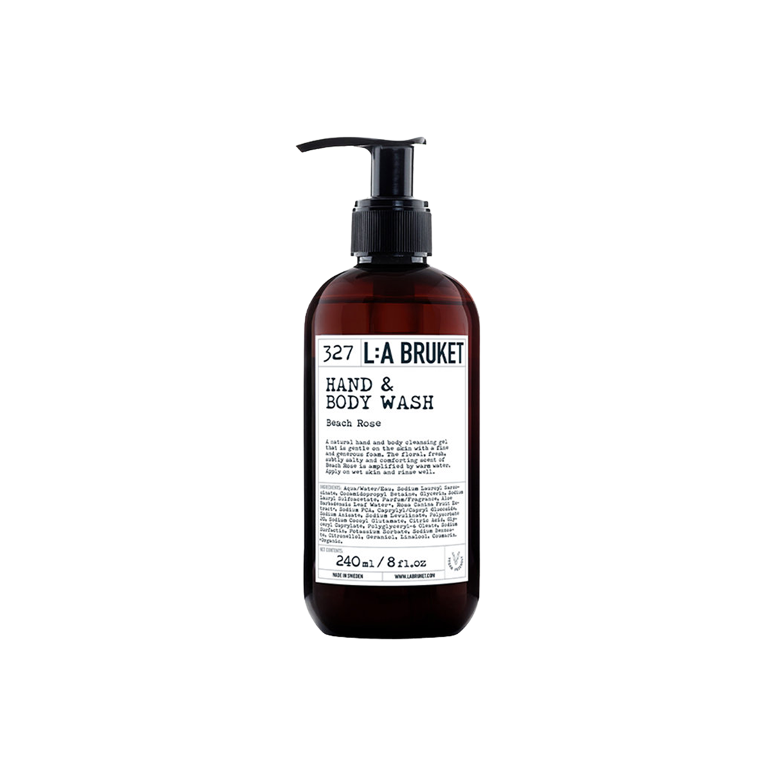 라부르켓 핸드 & 바디 워시 327 비치 로즈 240ml(L:a Bruket Hand & Body Wash 327 Beach Rose 240ml)