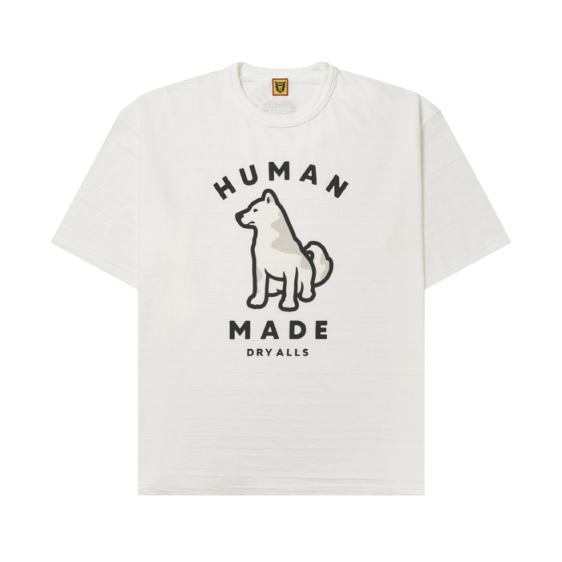 휴먼 메이드 웍스아웃 20주년 진돗개 그래픽 티셔츠 화이트(Human Made Worksout 20th Anniversary Jindo Dog Graphic T-Shirt White)