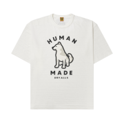 Human Made Worksout 20th Anniversary Jindo Dog Graphic T-Shirt White