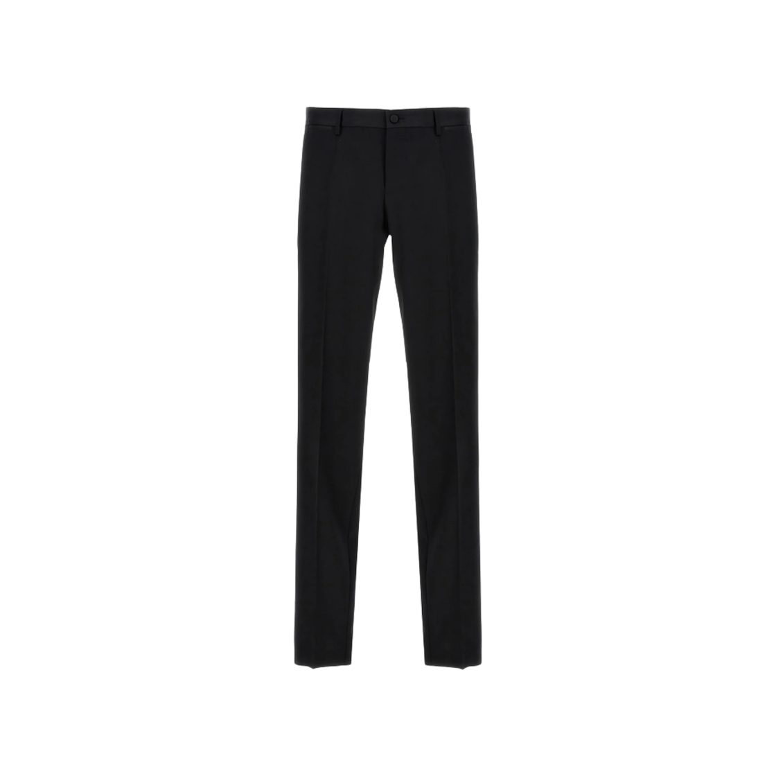 GWZMXTGG861N0000 Dolce & Gabbana Wool and Silk Blend Tuxedo Pants Black
