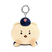 Doosan Bears x Manggom Hustle Doo 10cm Plush Keyring Ivory
