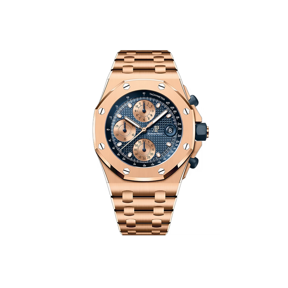오데마피게 로얄오크 오프셔 크로노그래프 42-26238OR 블루 바(Audemars Piguet Royal Oak Offshore Chronograph 42-26238OR Blue Bar)