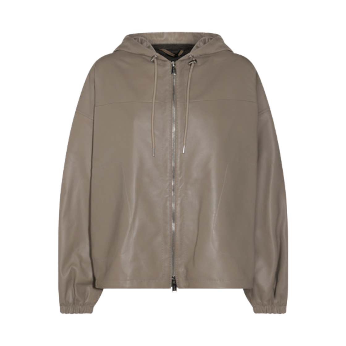 (W) 에드 레더 자켓 베이지((W) Add Leather Jacket Beige)