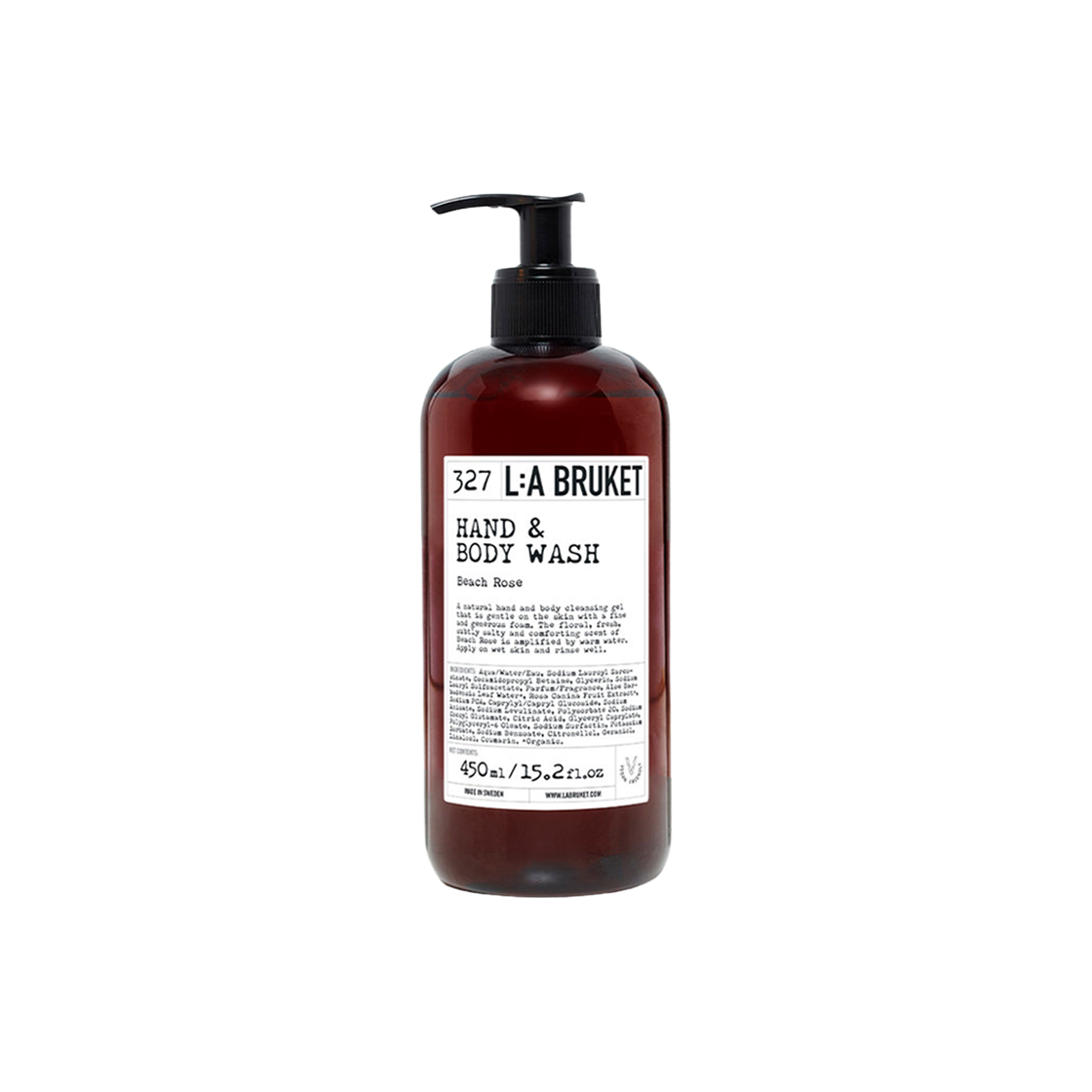라부르켓 핸드 & 바디 워시 327 비치 로즈 450ml(L:a Bruket Hand & Body Wash 327 Beach Rose 450ml)