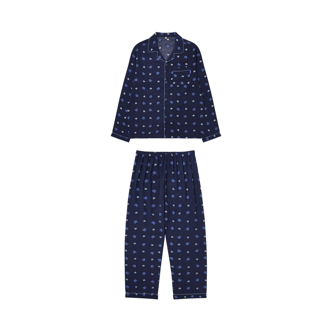 스파오 X 우왁굳 이세계 아이돌 긴팔 파자마 릴파(Spao x Woowakgood Isegye Idol Long Sleeve Pajama Lilpa)