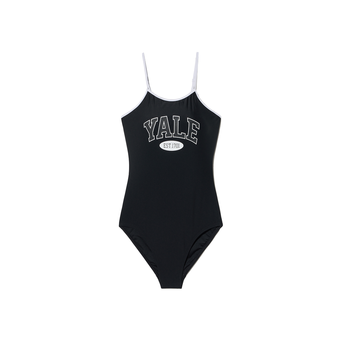 YEM1SM201ABK Yale Women's Two-Tone Arch Swimsuit Black