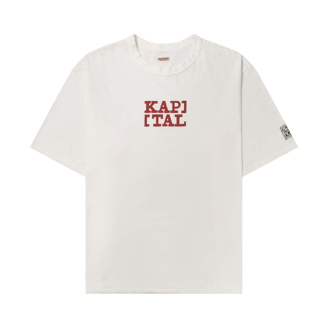 캐피탈 루키 크루넥 티셔츠 레드(Kapital Rookie Crewneck T-Shirt Red)