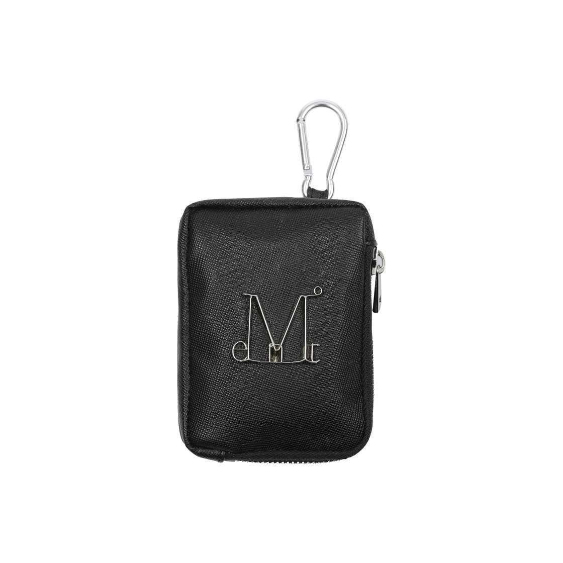 무센트 메인 심볼 메탈 로고 사피아노 코인 케이스 남녀공용(MUCENT Main Symbol Metal Logo Coin Case Unisex)